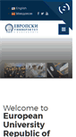 Mobile Screenshot of eurm.edu.mk